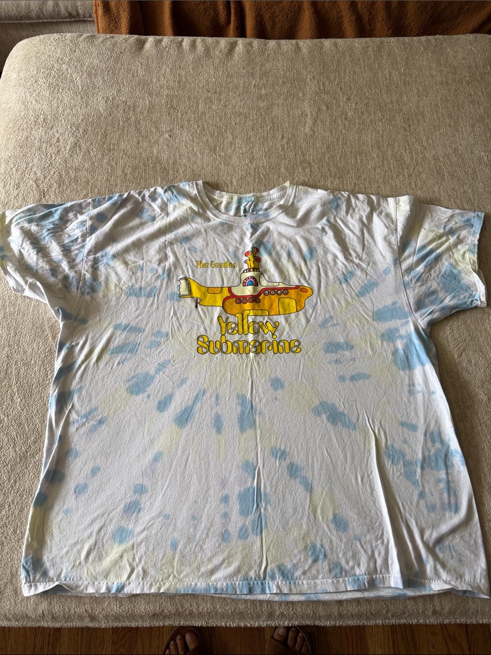 Yellow Submarine Tie-Dye Graphic Tee